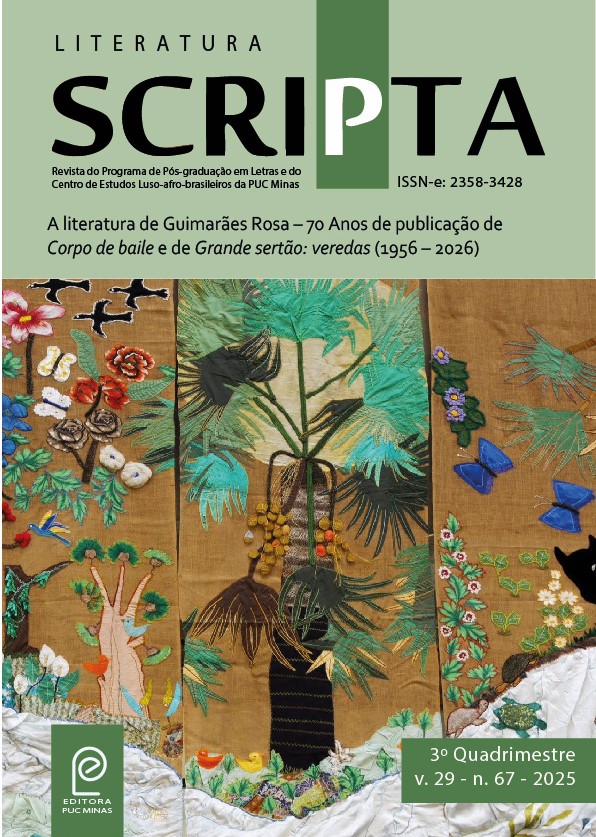 					Visualizar v. 29 n. 67 (2025):  A literatura de Guimarães Rosa – 70 Anos de publicação de Corpo de baile e de Grande sertão: veredas (1956 – 2026)
				